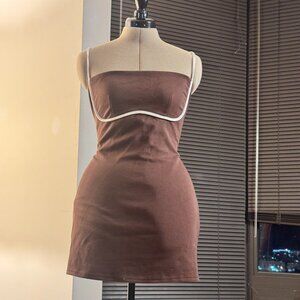 Le Lis Brown Tennis Dress